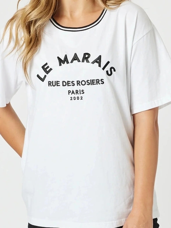 Threadz 'Le Marais Tee' - White