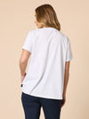 Clarity 'Top Geometric' - White Navy