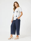 Clarity 'Top Geometric' - White Navy