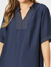 Clarity 'Dress Top Stitch Detail' - Navy