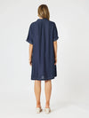 Clarity 'Dress Top Stitch Detail' - Navy