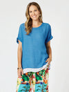 Clarity 'Palma Top' - Blue/White