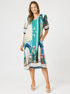 Clarity 'Tulum Print Dress' - Blue Multi