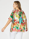 Clarity 'Positano Shell Top' - Orange MUlti