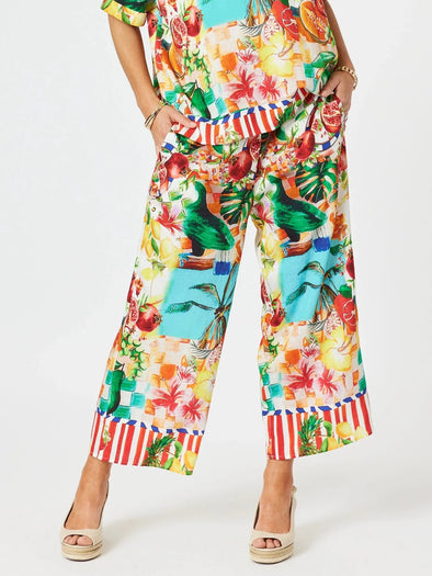 Clarity 'Positano Pant' - Orange Multi