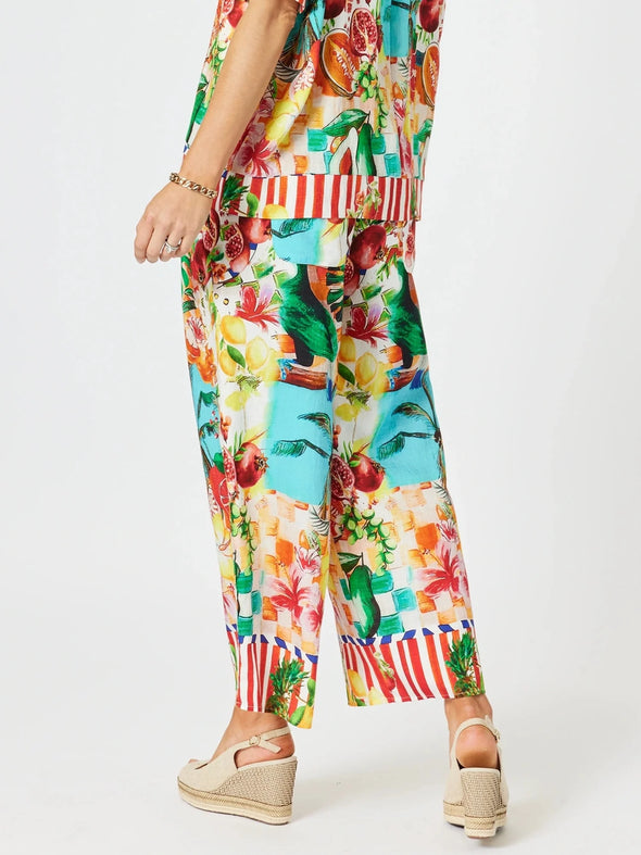 Clarity 'Positano Pant' - Orange Multi