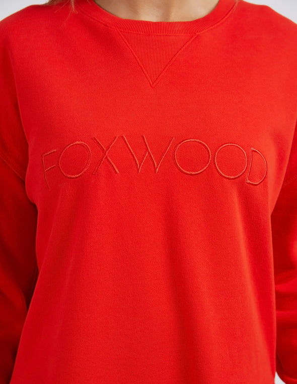 Foxwood 'Simplified Crew' -   Bright Red