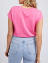 Foxwood 'Manly Tee' - Pink Punch