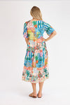 Lula Life 'Tropical Midi Dress' - Multi Print