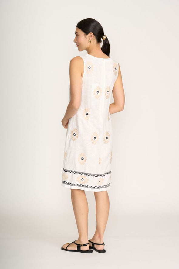 Foil 'Sew Special Dress' - Sand Geo