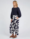 ELM 'Dali Abstract Pant' - Midnight Abstract