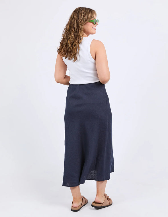 ELM 'Eleni Skirt Midi' - Navy