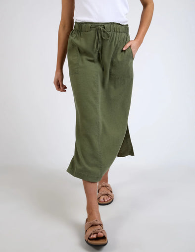 Elm 'Mila Utility Skirt' - Clove