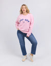 ELM 'Day Off Crew' - Soft Pink