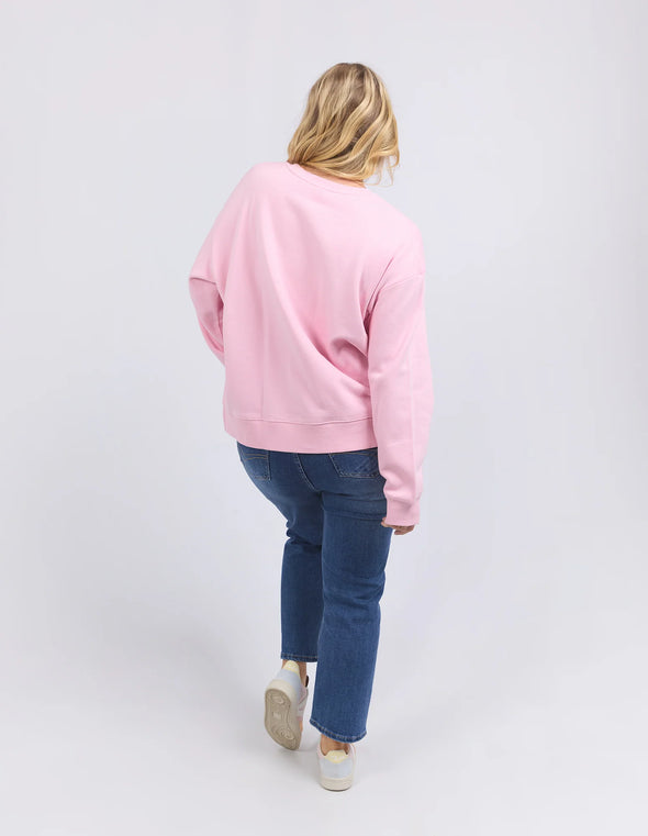 ELM 'Day Off Crew' - Soft Pink