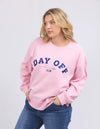 ELM 'Day Off Crew' - Soft Pink