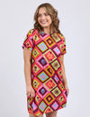 ELM 'Rhode Dress'- Geo print