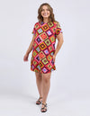 ELM 'Rhode Dress'- Geo print