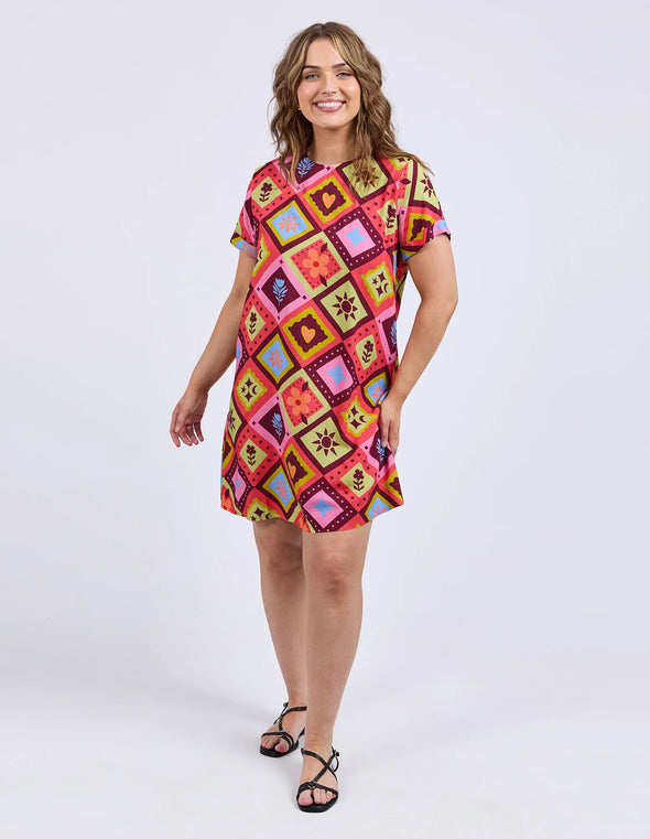 ELM 'Rhode Dress'- Geo print