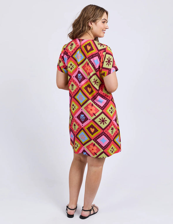 ELM 'Rhode Dress'- Geo print