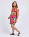 ELM 'Rhode Dress'- Geo print