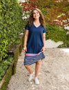 ELM 'Sylvia Tee Dress' - Blues