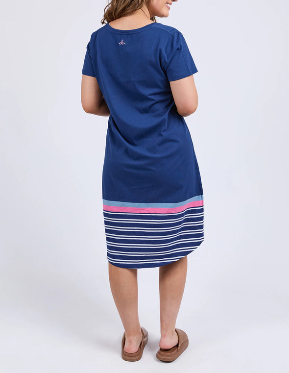 ELM 'Sylvia Tee Dress' - Blues
