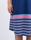 ELM 'Sylvia Tee Dress' - Blues