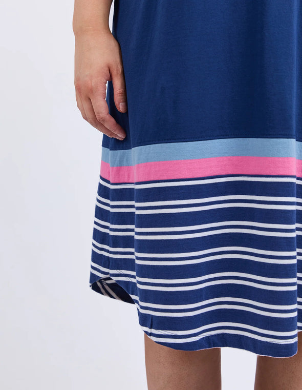 ELM 'Sylvia Tee Dress' - Blues