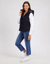 ELM 'Cord Puffer Vest' - Navy