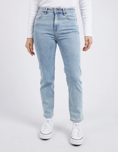 ELM 'Ada Straight Leg Jean' - Light Blue Wash
