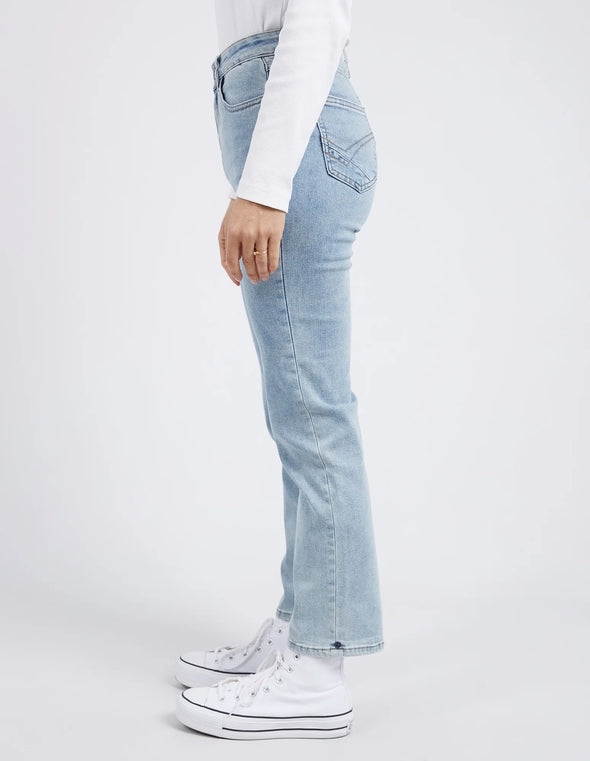 ELM 'Ada Straight Leg Jean' - Light Blue Wash