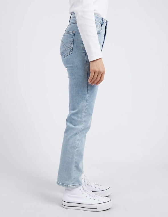ELM 'Ada Straight Leg Jean' - Light Blue Wash