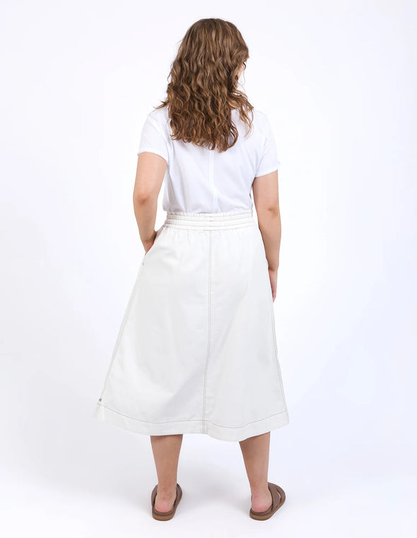 ELM 'Greta Skirt'  - Vintage White