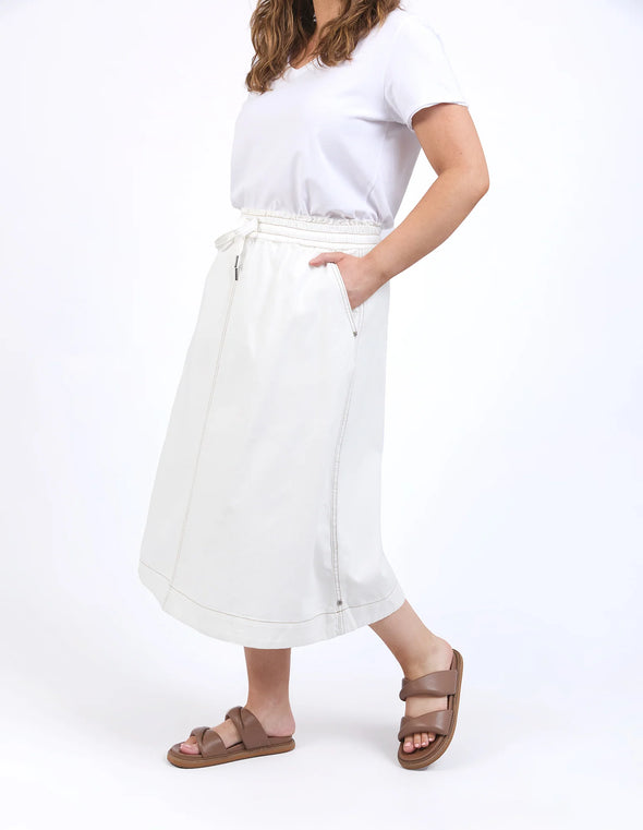 ELM 'Greta Skirt'  - Vintage White