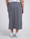 Elm 'Travel Stripe Skirt' - Navy