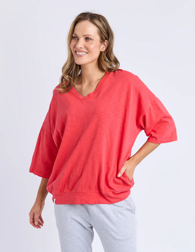 ELM 'Maizie Vee Tee' - Cayene Red
