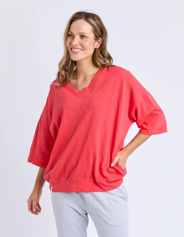 ELM 'Maizie Vee Tee' - Cayene Red