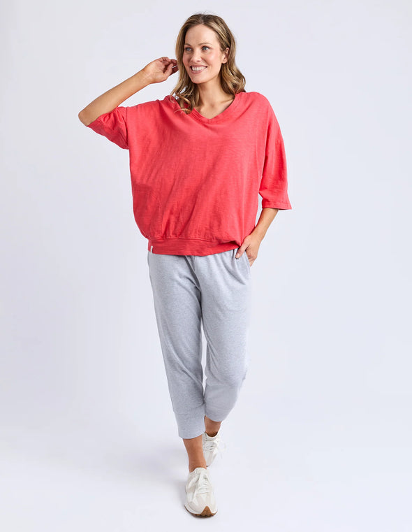 ELM 'Maizie Vee Tee' - Cayene Red
