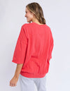ELM 'Maizie Vee Tee' - Cayene Red
