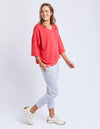 ELM 'Maizie Vee Tee' - Cayene Red
