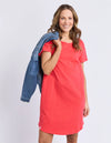ELM 'Aiden Dress' - Cayenne Red