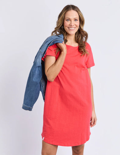 ELM 'Aiden Dress' - Cayenne Red