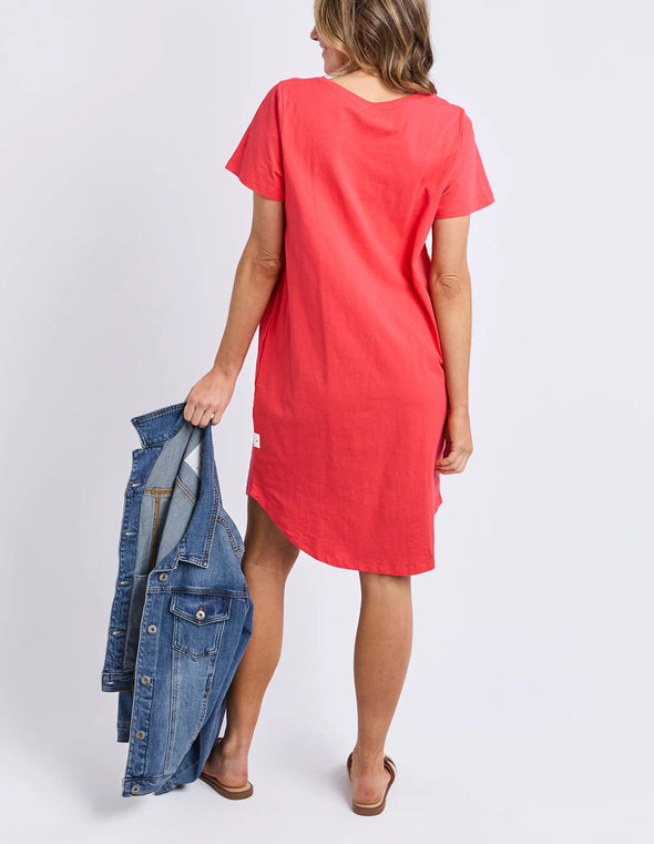 ELM 'Aiden Dress' - Cayenne Red
