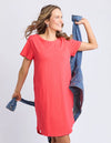 ELM 'Aiden Dress' - Cayenne Red