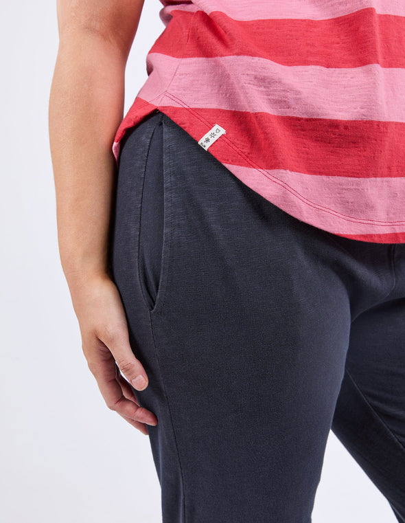 ELM 'Spritz Tee Striped' - Cayene Rose Stripe