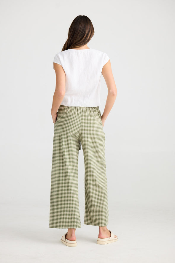 The Shanty 'Dickens Pant' - Sage Check