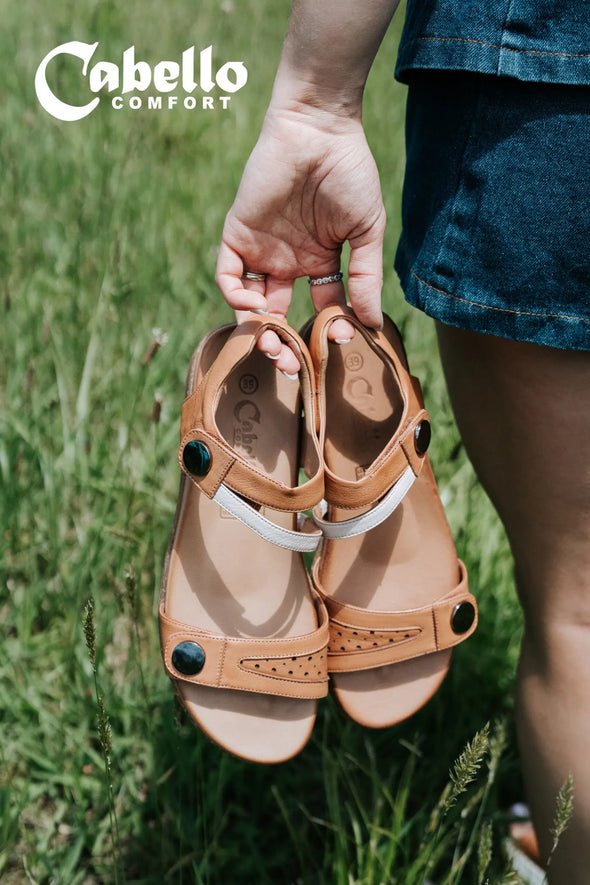 Cabello 'Audrey Sandal' - Tan