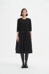 Tirelli 'Drop Waist Combi Dress' - Navy