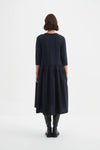 Tirelli 'Drop Waist Combi Dress' - Navy